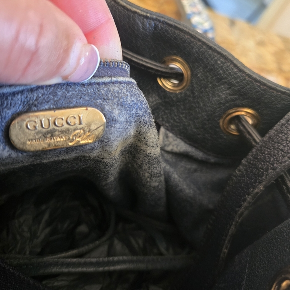 Gucci Blue and Red Monogram Shoulder Bag - Picture 6 of 7